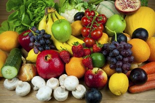 सब्जियों और फलों