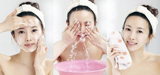 कोरियाई चेहरे की देखभाल सफाई